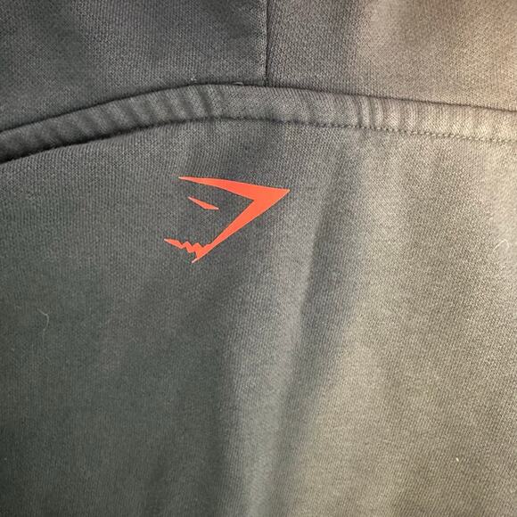 Gymshark Apollo Graphic Oversized Hoodie Size XS Green/Grey Activewear Athletic - Picture 3 of 8